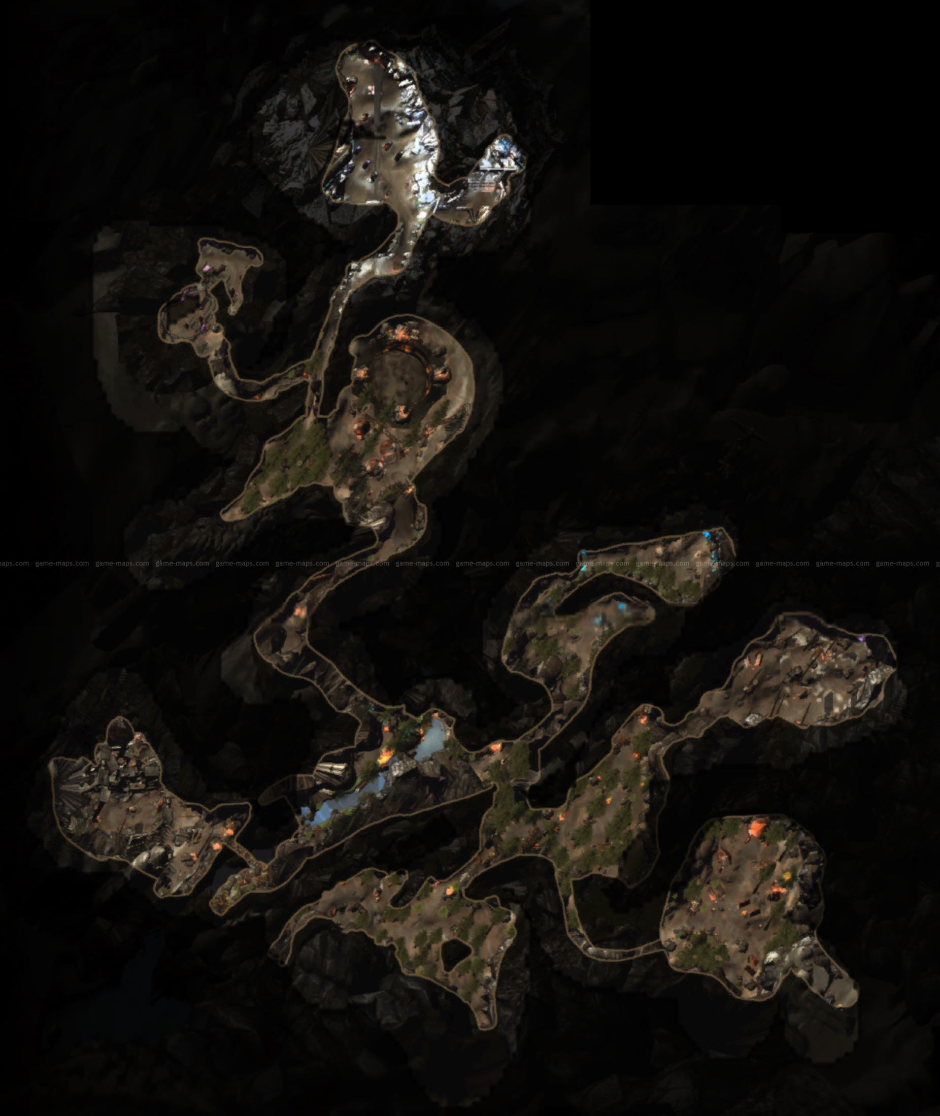 Vellosk Map Neverwinter