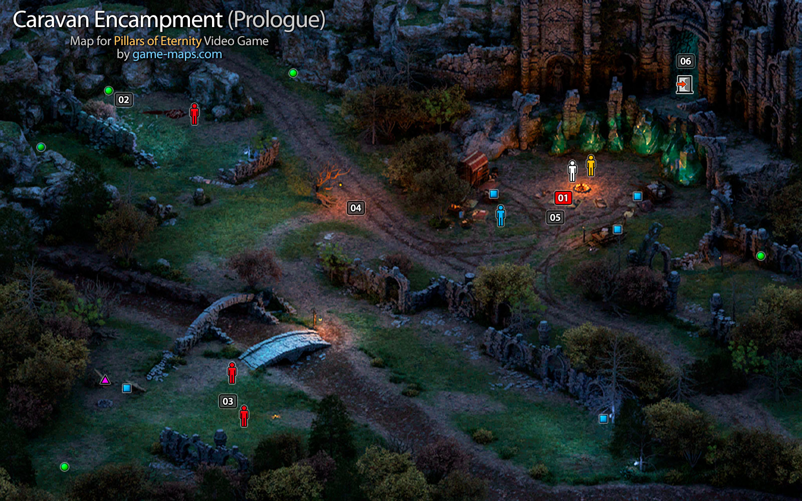 esternwood pillars of eternity map