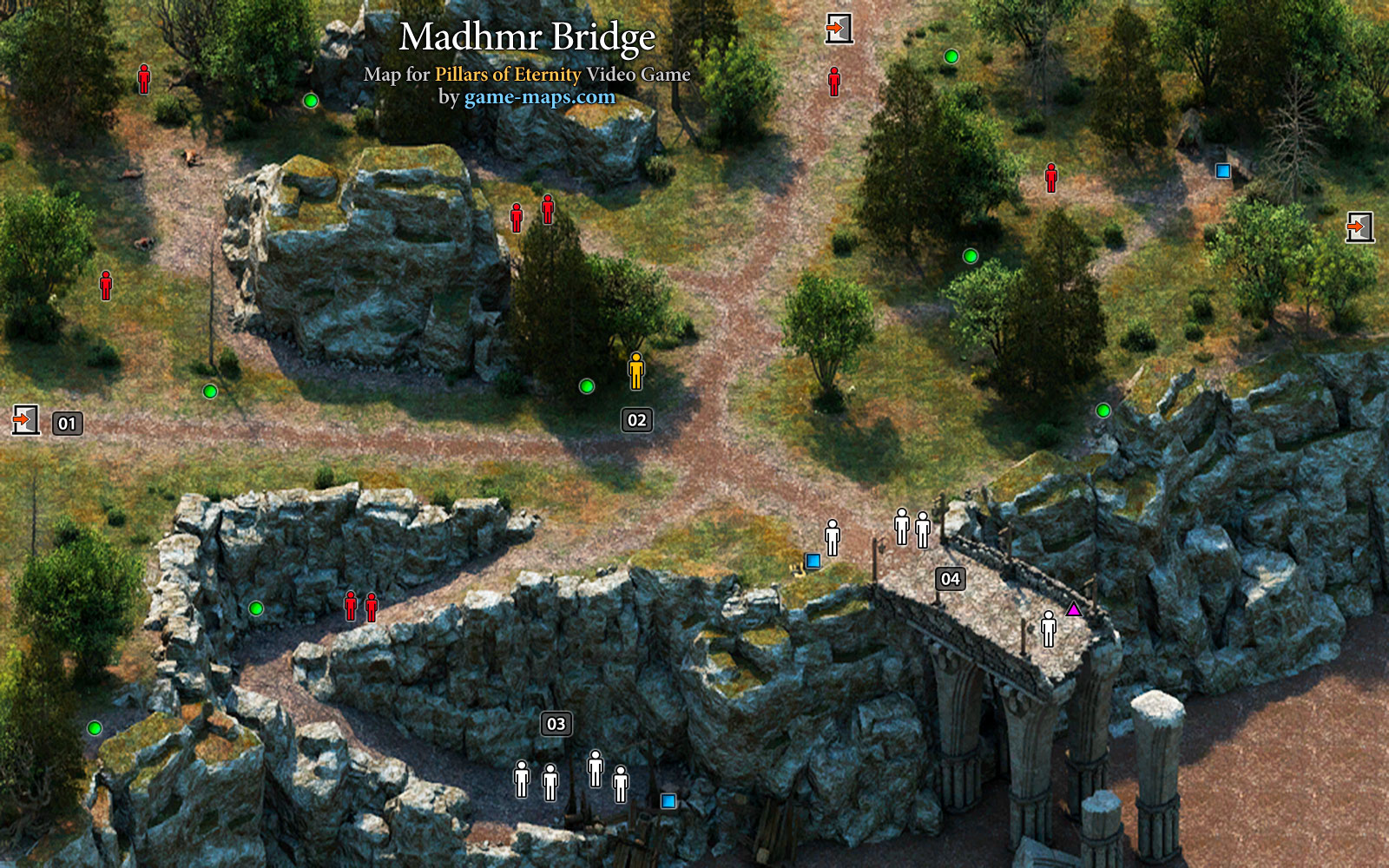 copperlane catacombs pillars of eternity map