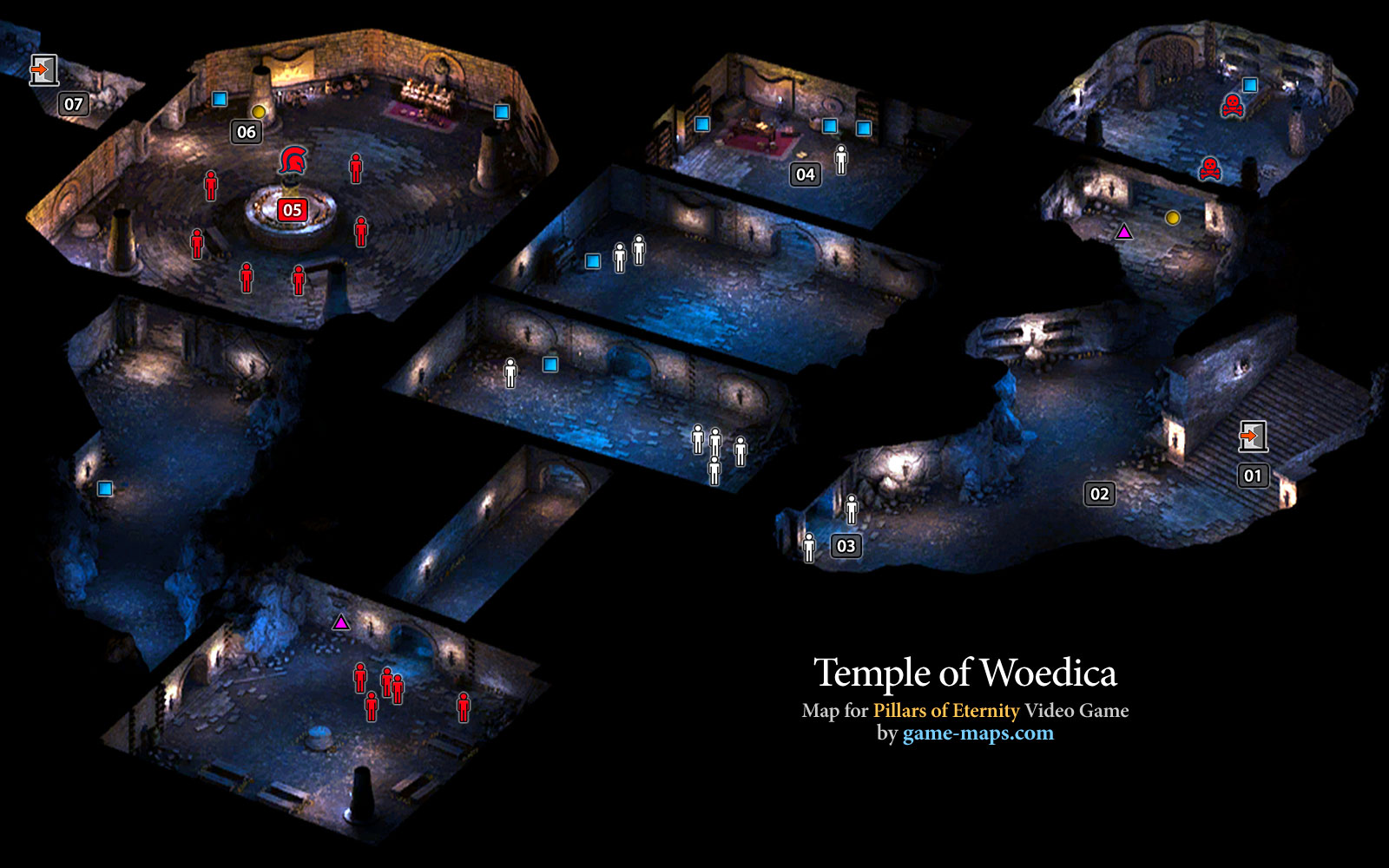 Temple of Woedica Map - Defiance Bay - Pillars of Eternity