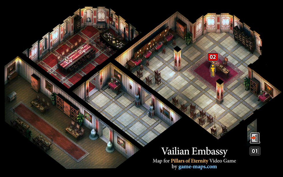 Vailian Embassy Map - Defiance Bay - Pillars of Eternity