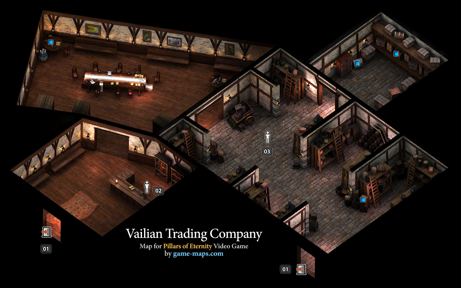 Vailian Trading Company Map - Defiance Bay - Pillars of Eternity
