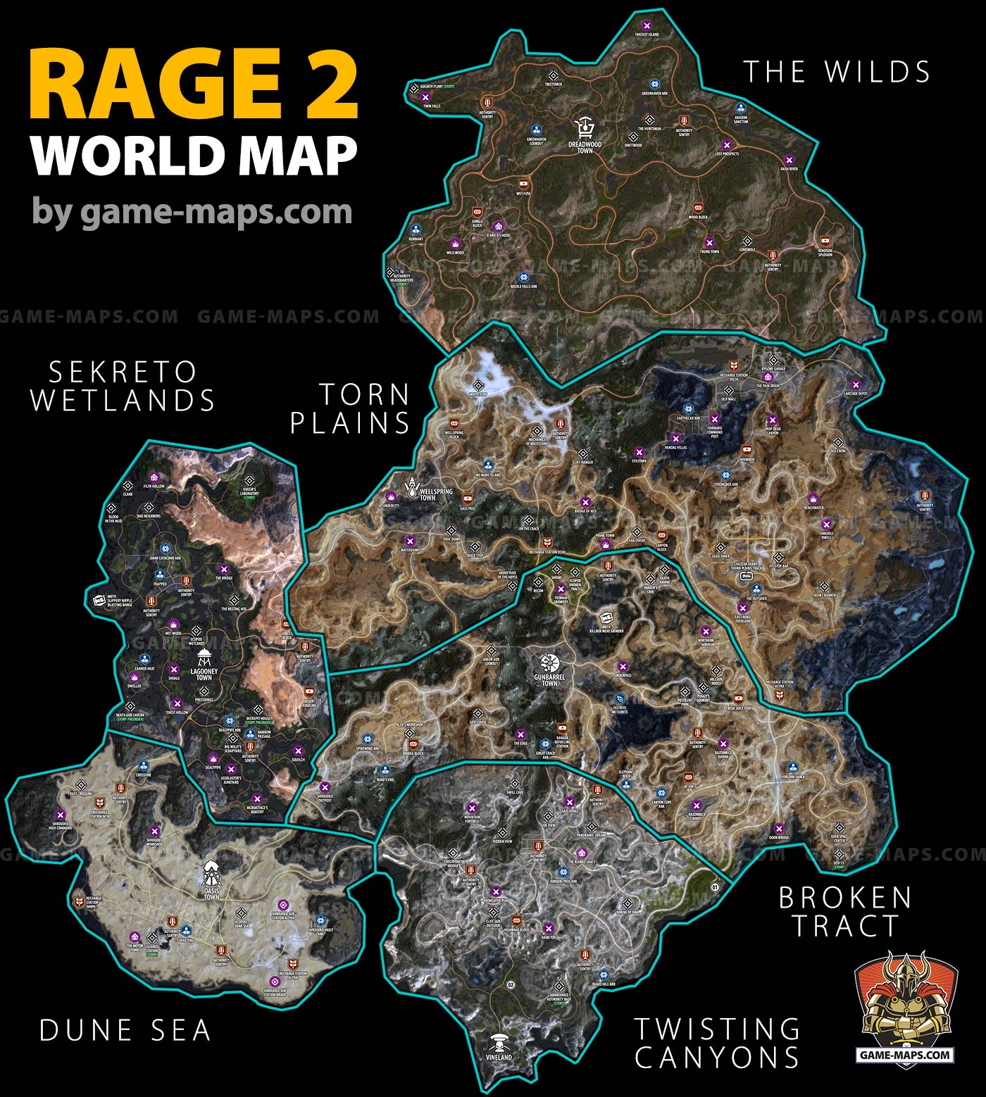 rage 2 all ark locations