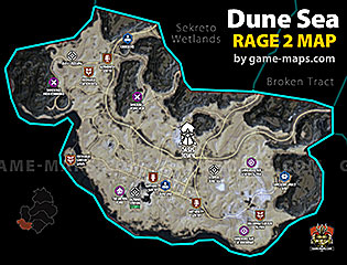 Dune Sea Rage 2 Map