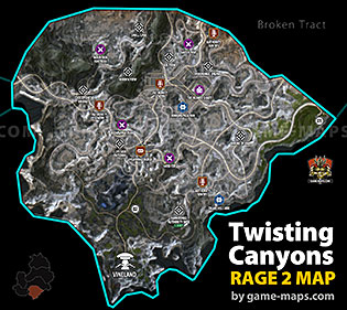Full Rage 2 World Map | game maps.com