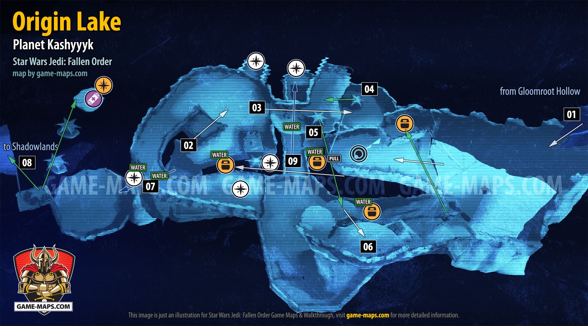 the sun origin map