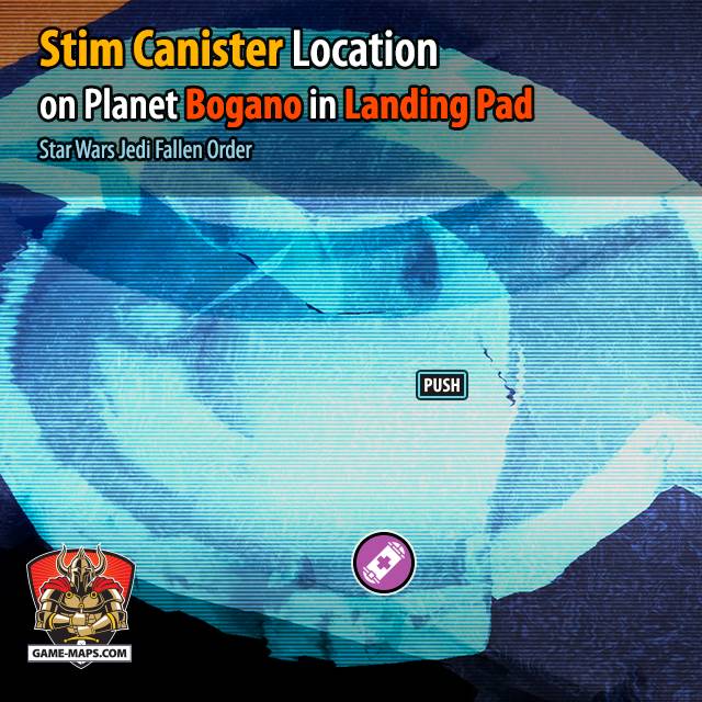 Location of Stim Canister in Landing Pad on Planet Bogano in Jedi Fallen Order - Star Wars Jedi: Fallen Order