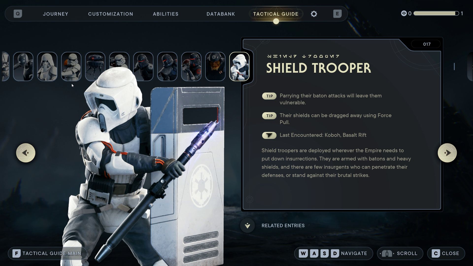 Shield Trooper (017) Star Wars Jedi Survivor Tactical Guide Update - Star Wars Jedi Survivor