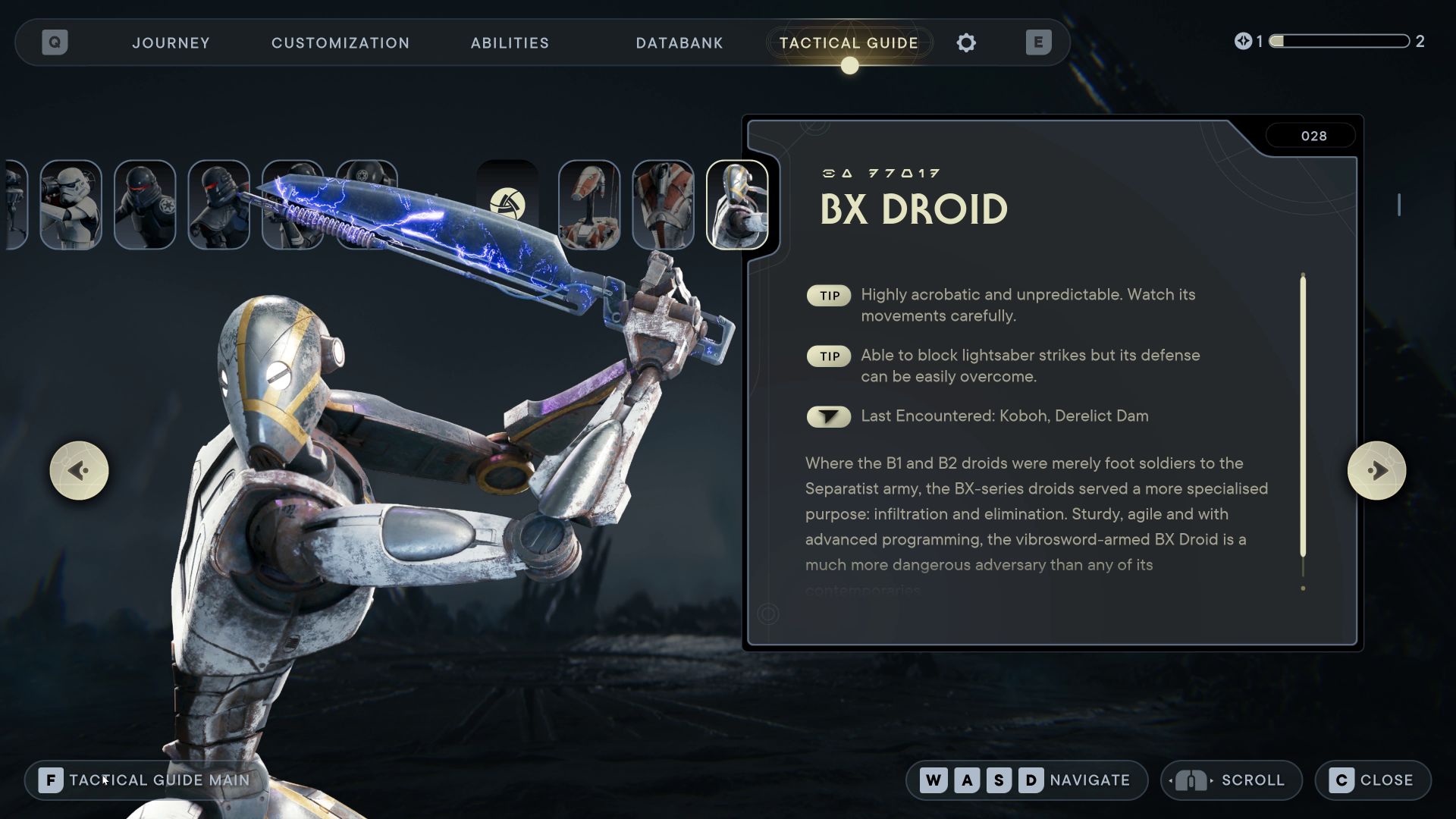 BX Droid (028) Star Wars Jedi Survivor Tactical Guide Update - Star Wars Jedi Survivor