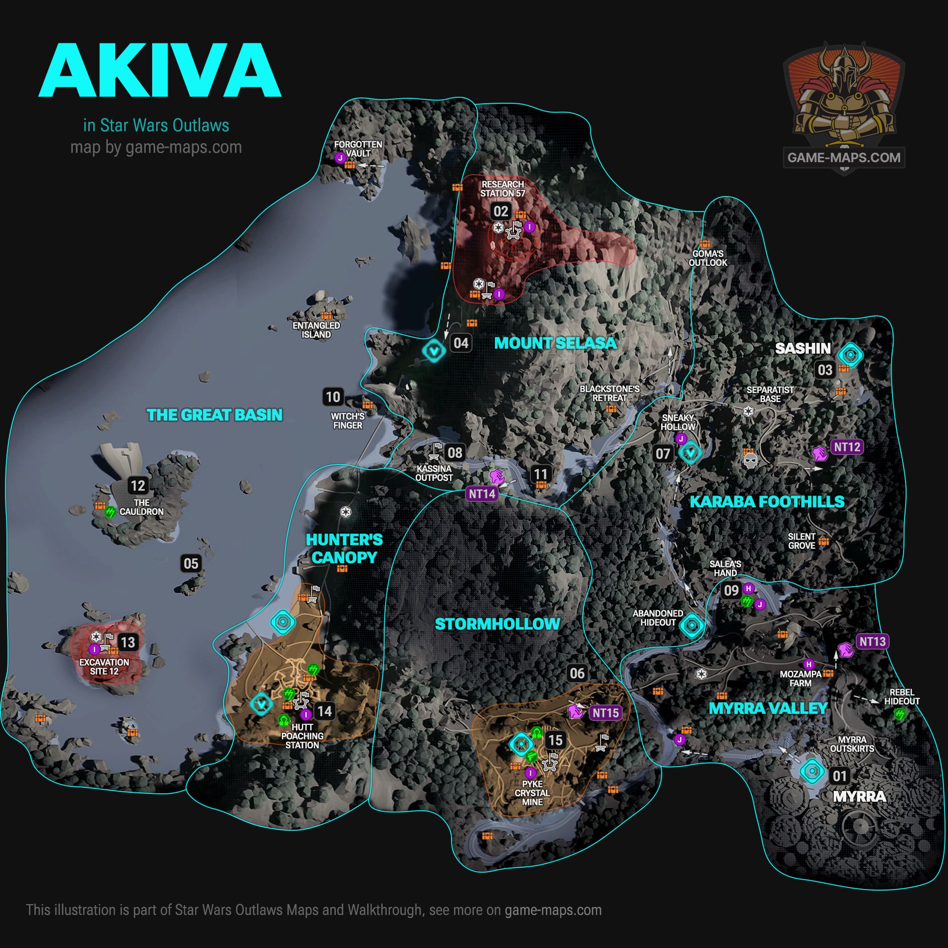 Akiva Star Wars Outlaws Map