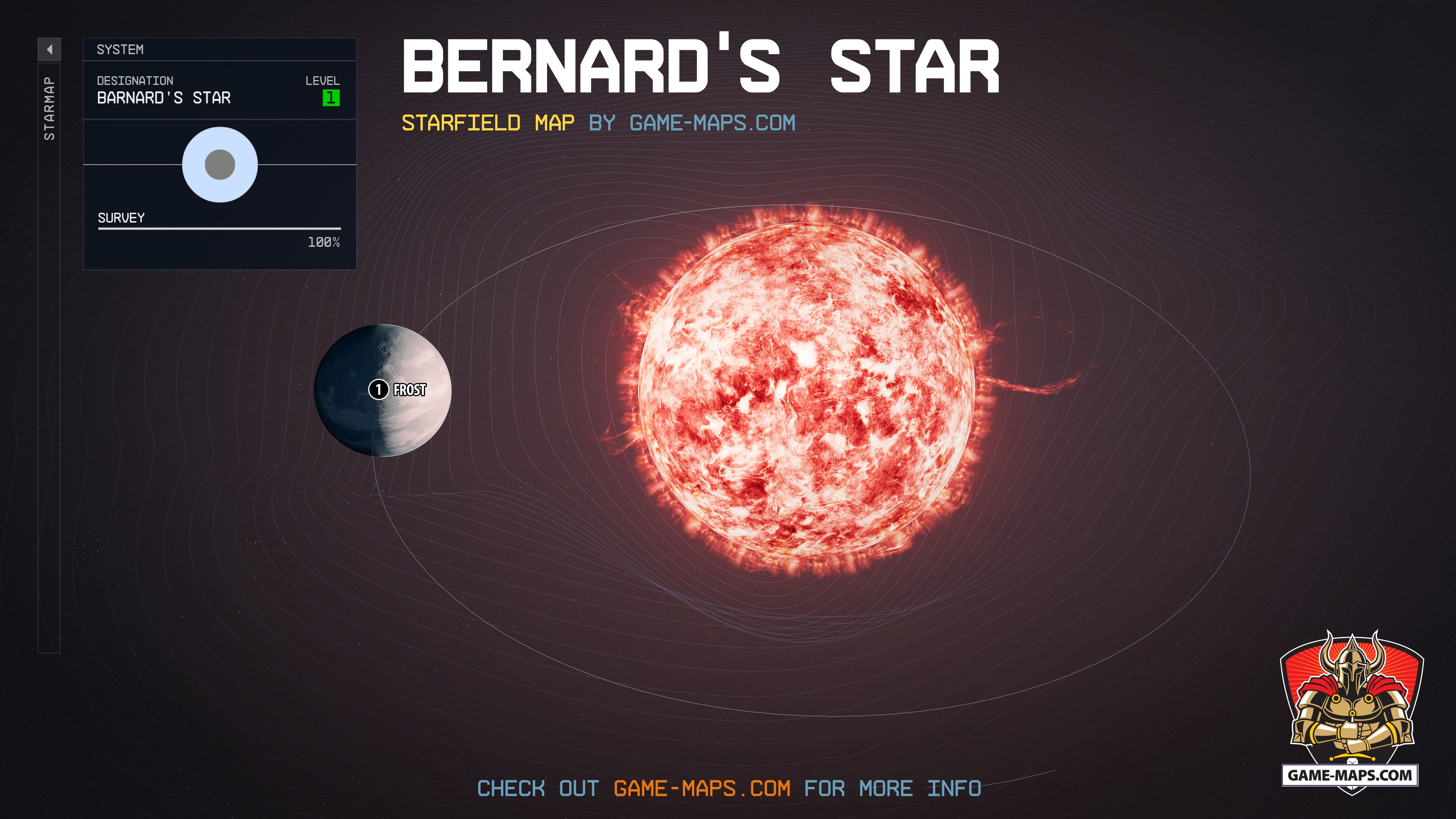 Bernard's Star System Starfield