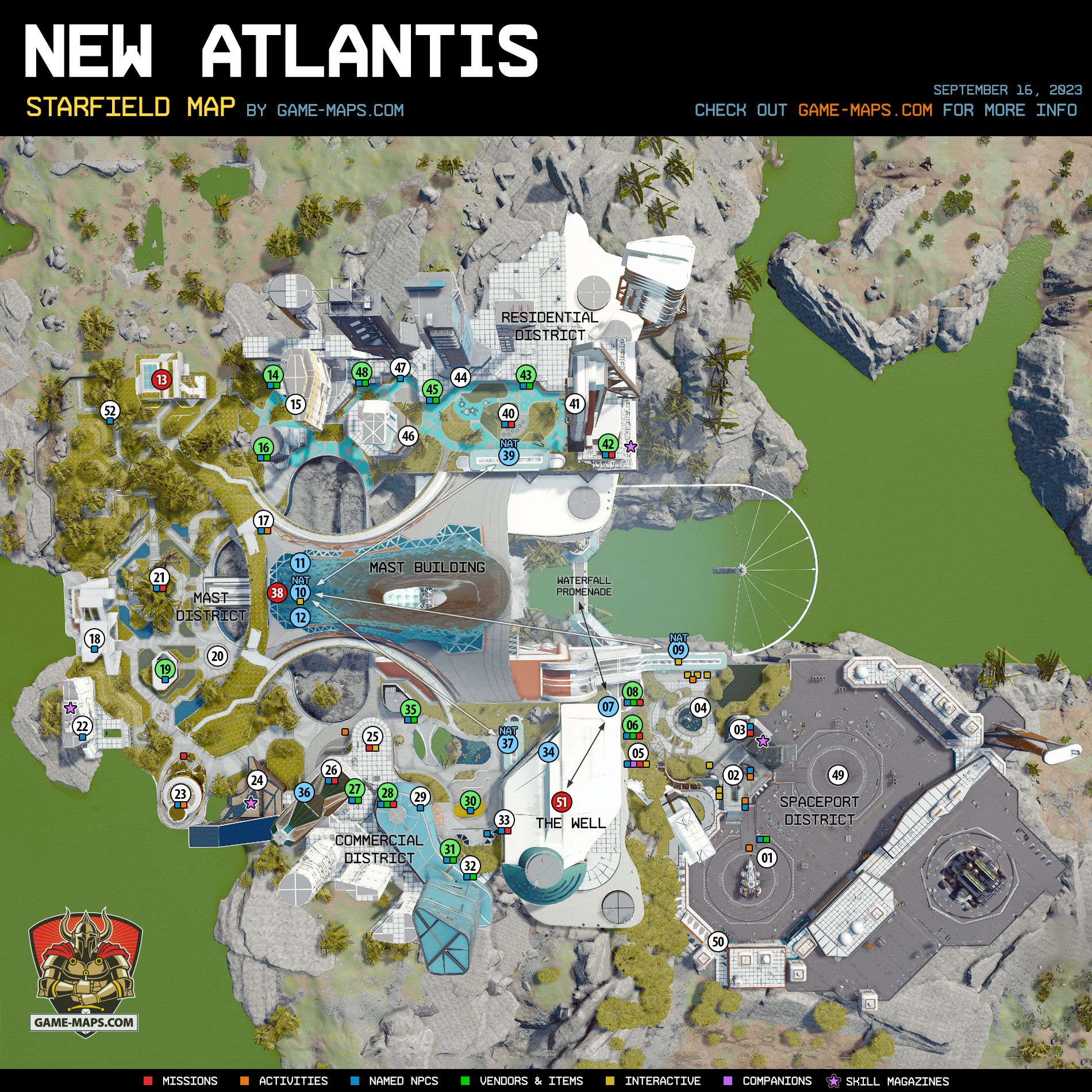 New Atlantis Map Starfield