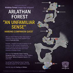 Small Arlathan Forest Map - An Unfamiliar Sense