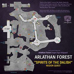 Small Arlathan Forest Map - Spirits of the Dalish