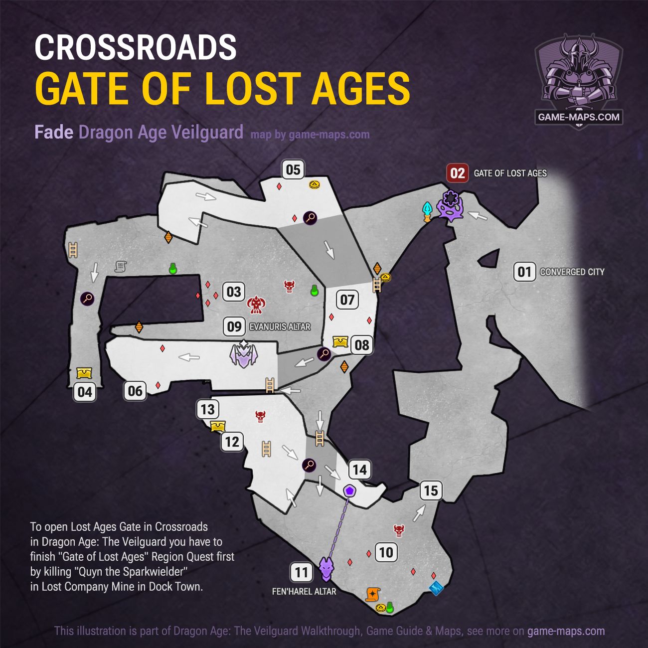 Gate of Lost Ages Map Crossroads Dragon Age Veilguard - Chapter 6: Fade