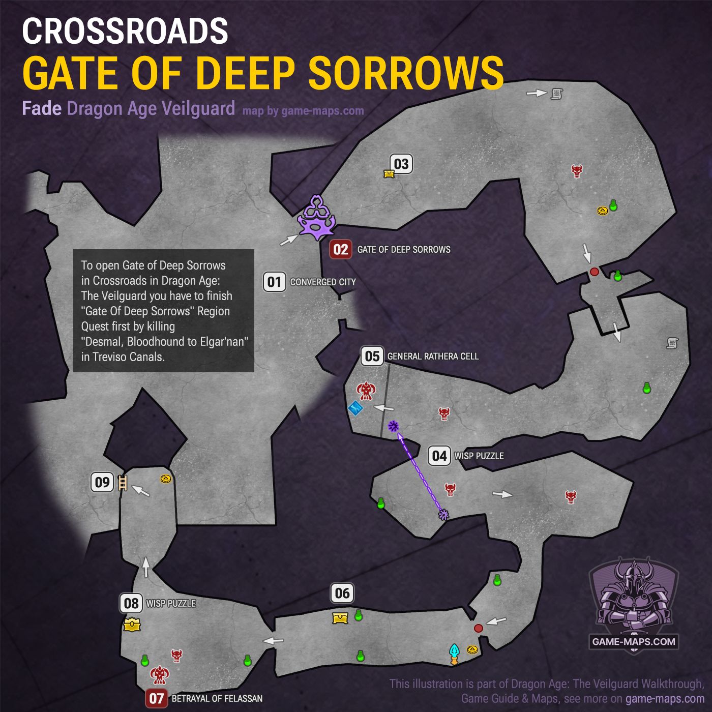 Gate of Deep Sorrows Map Crossroads Dragon Age Veilguard - Chapter 6: Fade