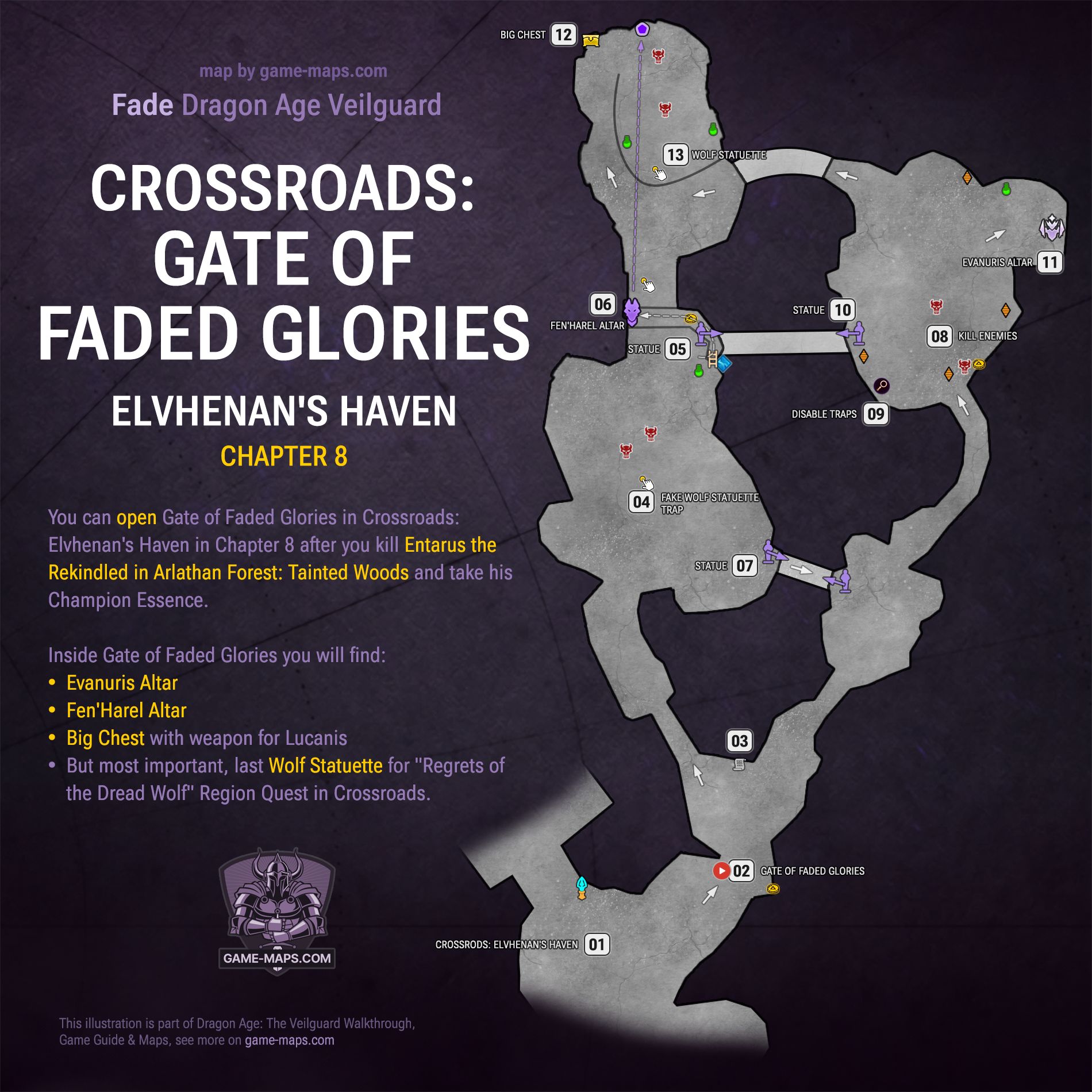 Crossroads: Gate of Faded Glories Map - Elvhenan's Haven - Dragon Age Veilguard