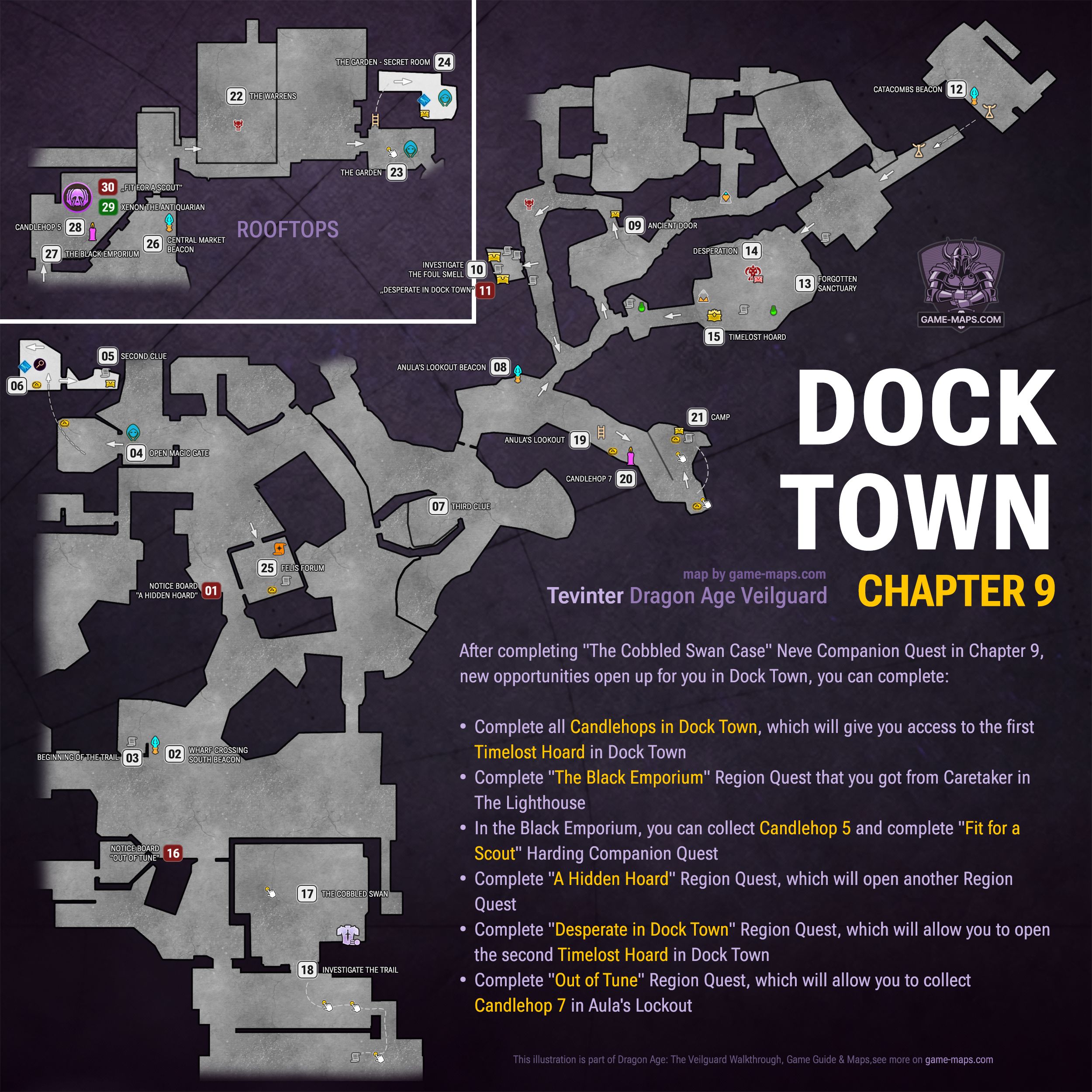 Dock Town 9 Map - A Hidden Hoard - Dragon Age: The Veilguard