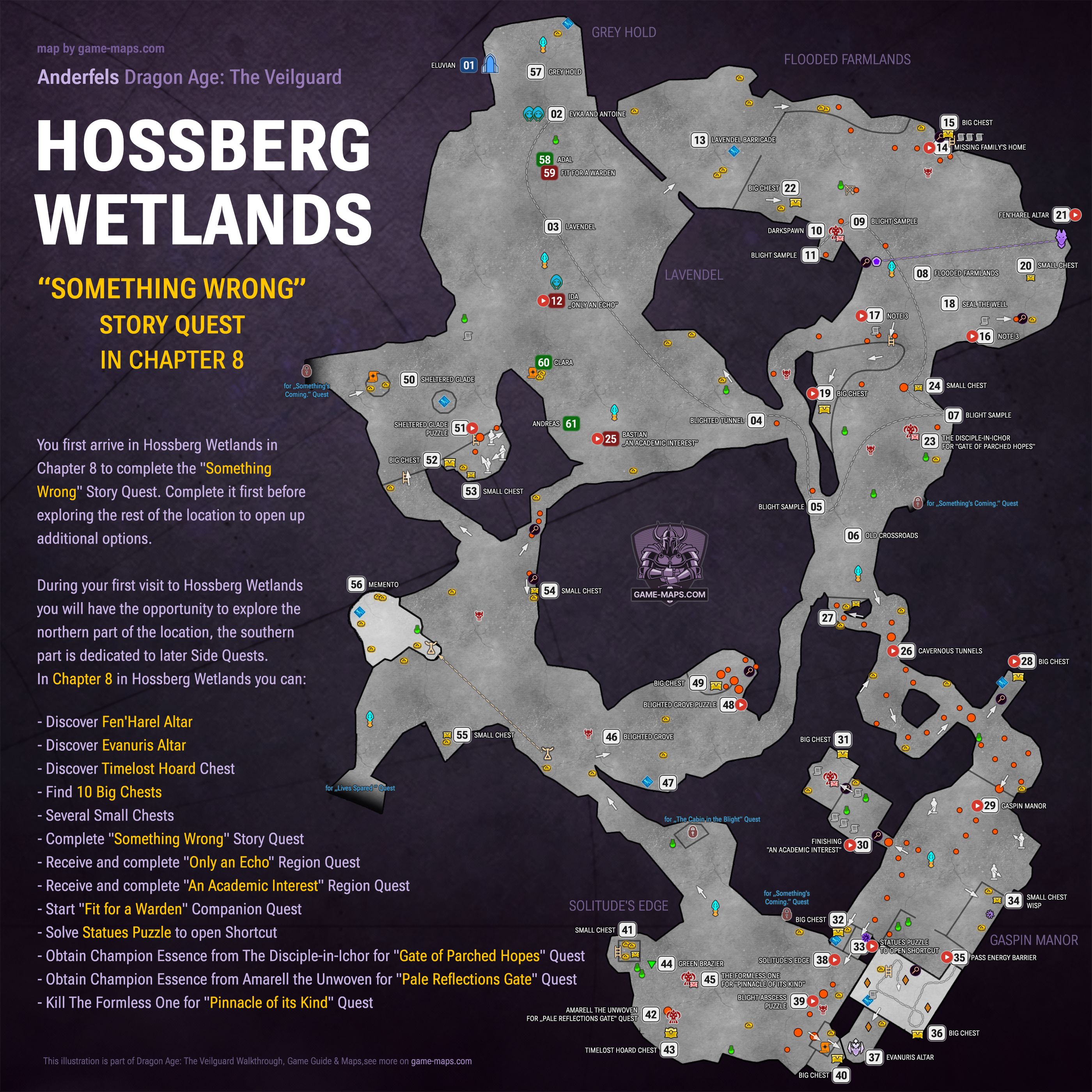 Hossberg Wetlands Map - Something Wrong - Dragon Age Veilguard