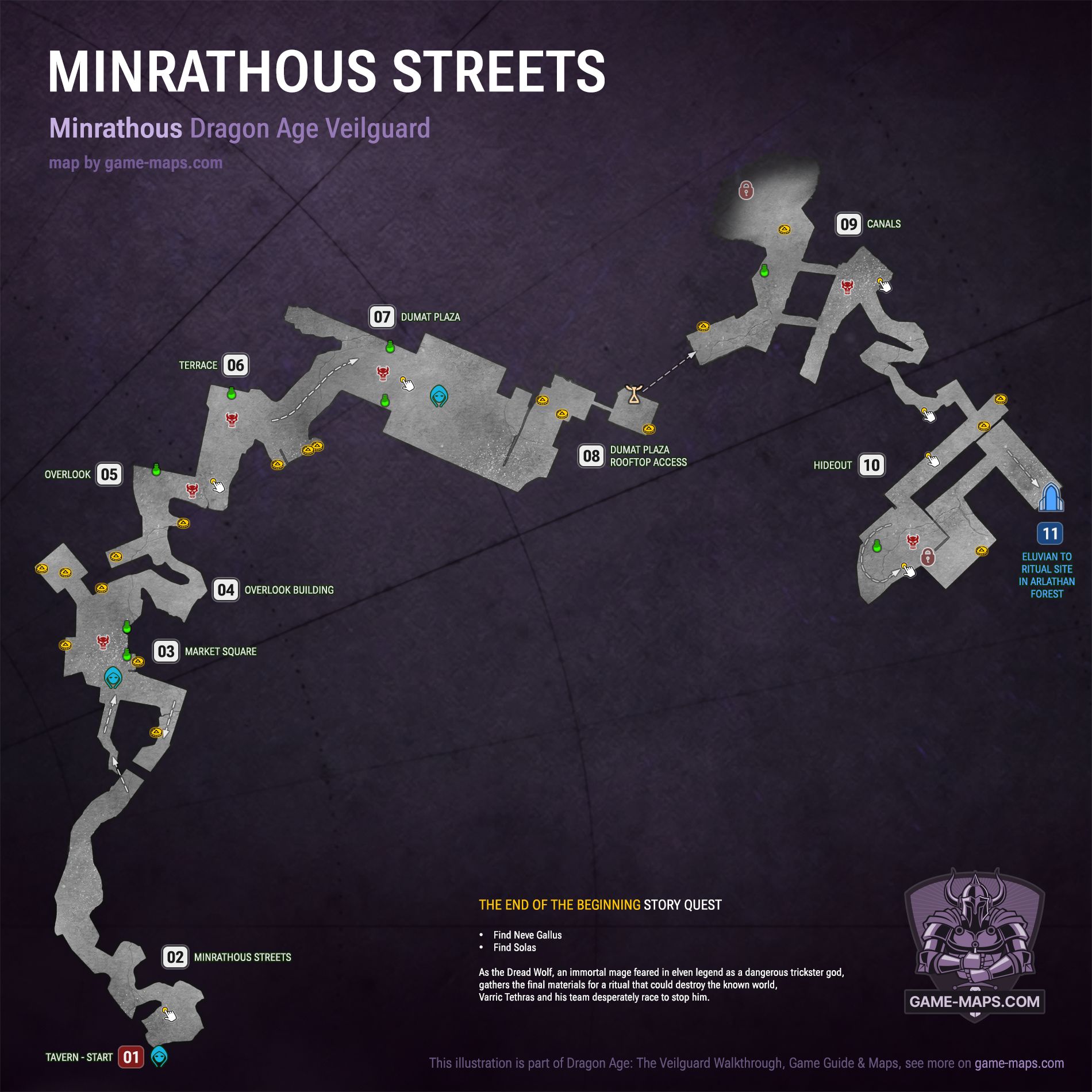 Minrathous Streets Dragon Age Veilguard Map - The End of The Beginning Quest - Chapter 1: Tevinter