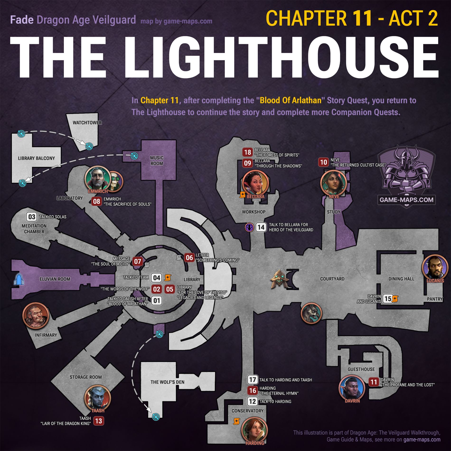 The Lighthouse 11 Map | Dragon Age: The Veilguard Maps The Lighthouse 11 Map | Dragon Age: The Veilguard Maps