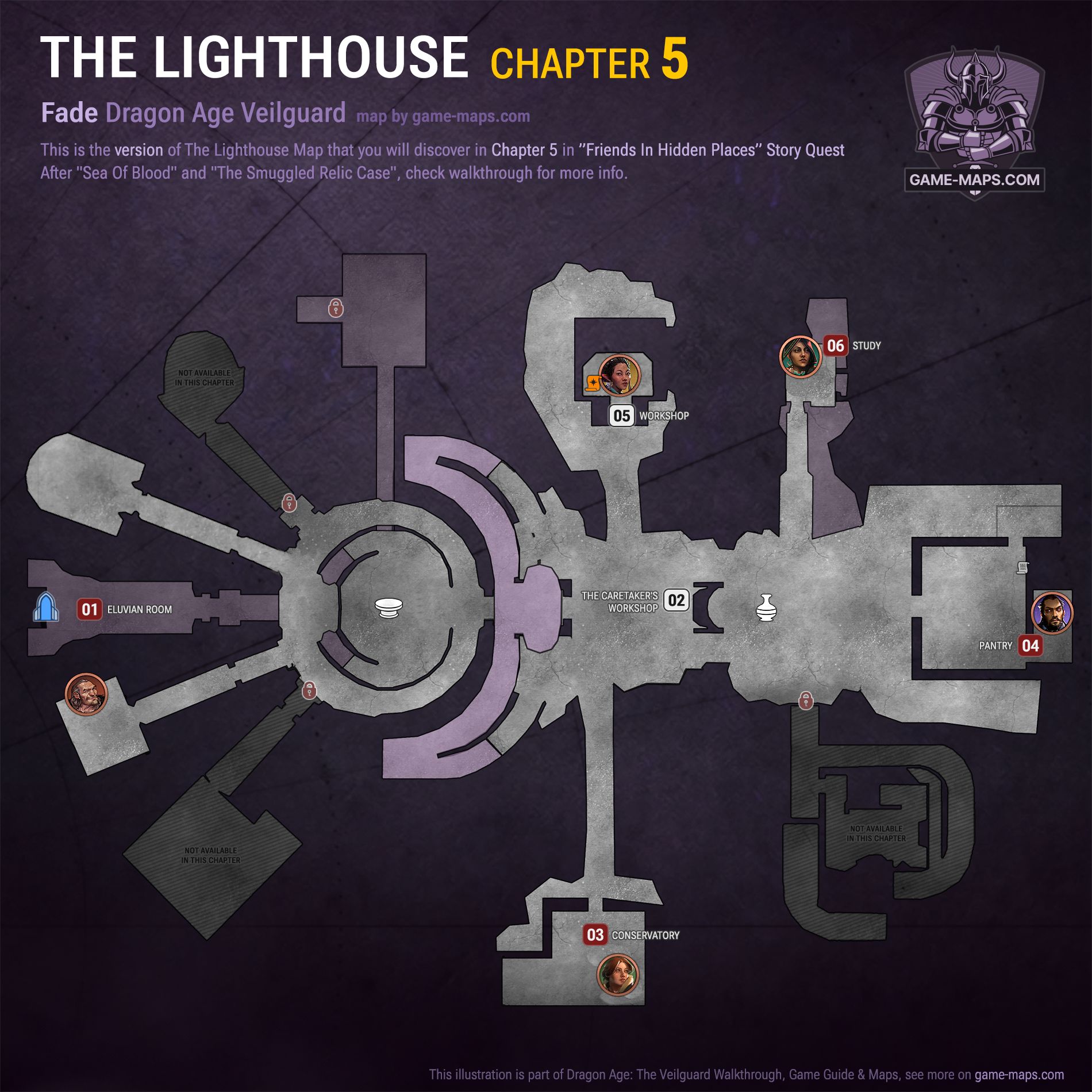 The Lighthouse 5 Dragon Age Veilguard Map - Friends in Hidden Places Quest - Chapter 5: Fade