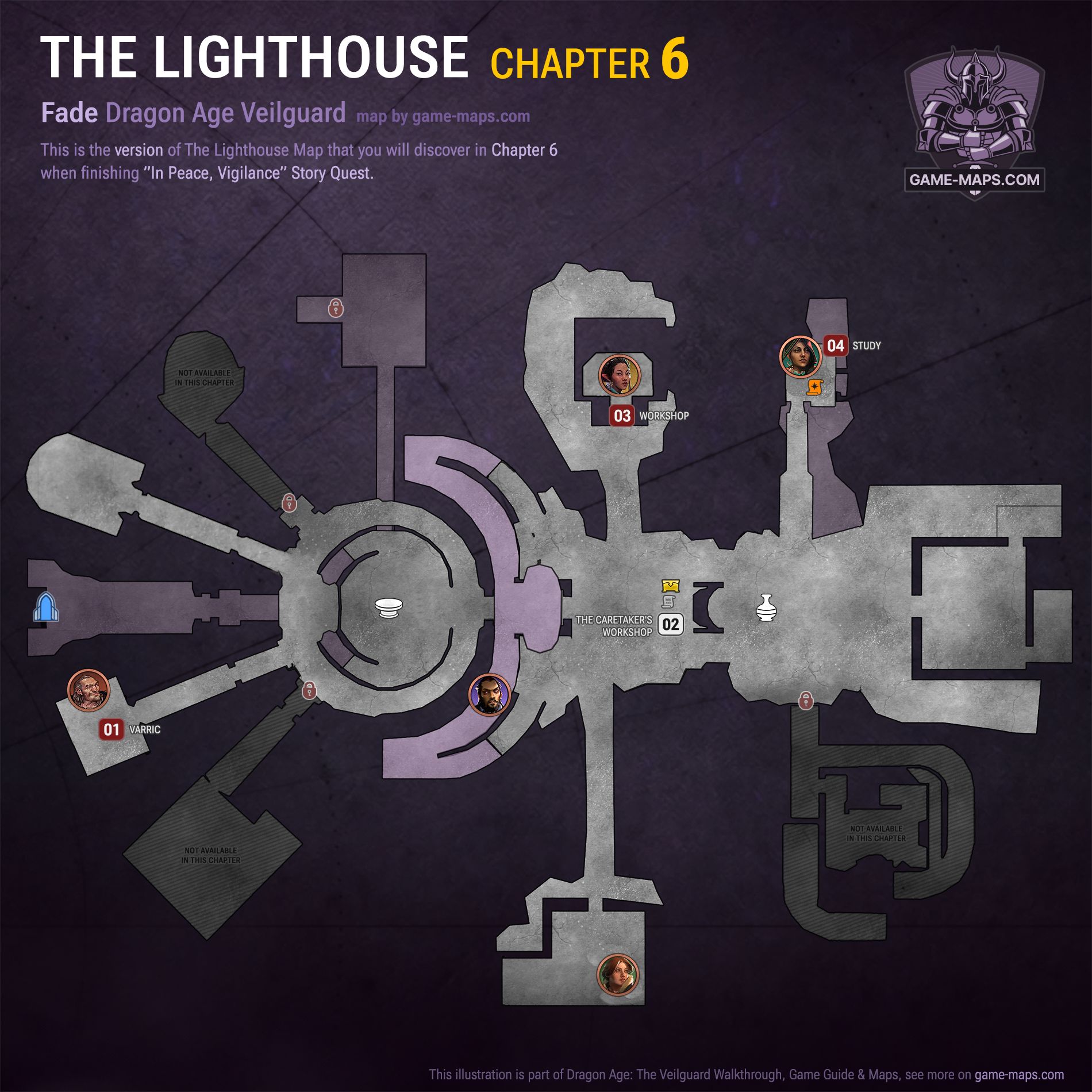 The Lighthouse 6 Dragon Age Veilguard Map - In Peace, Vigilance Quest - Chapter 6: Fade