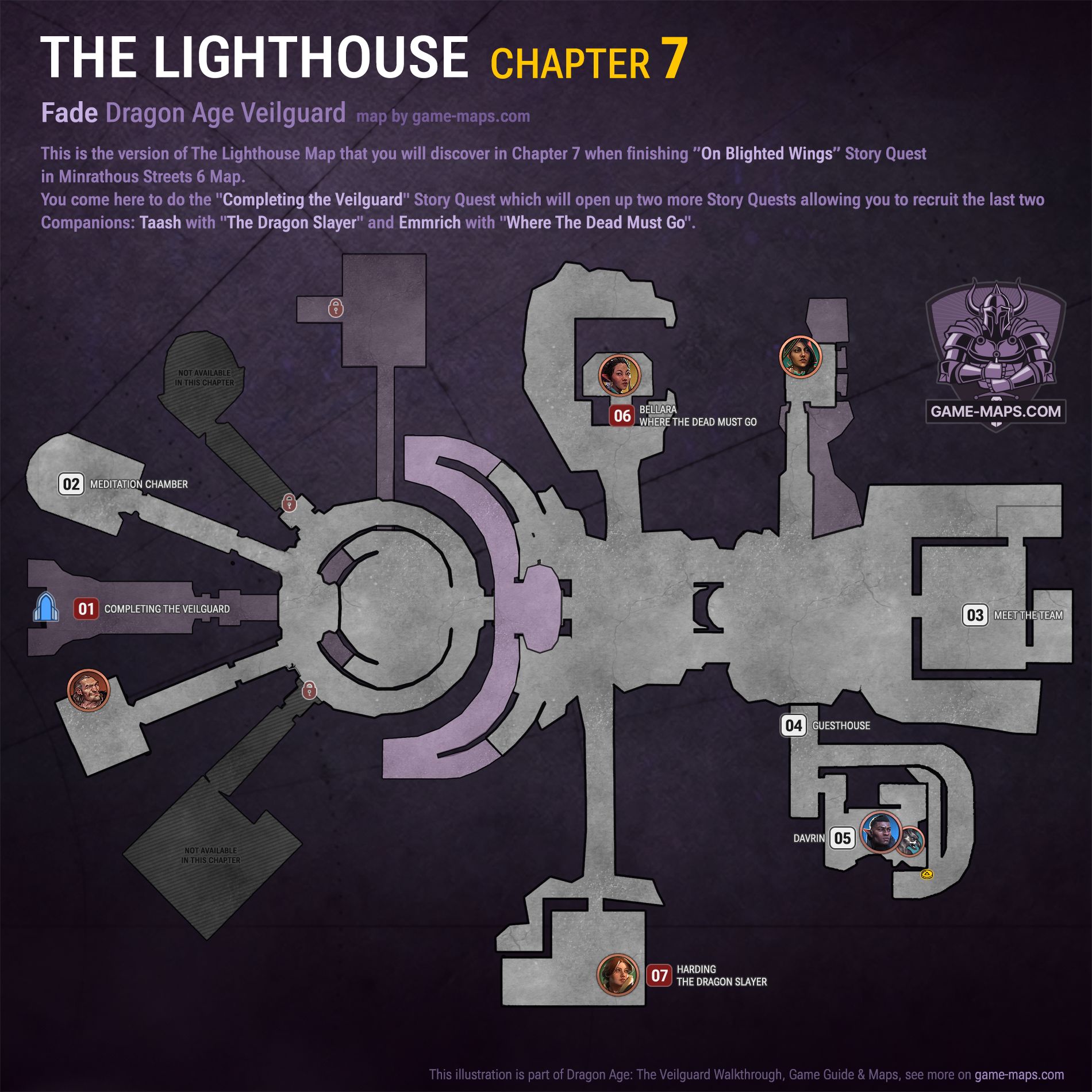 The Lighthouse 7 Dragon Age Veilguard Map - Completing The Veilguard - Chapter 7: Fade