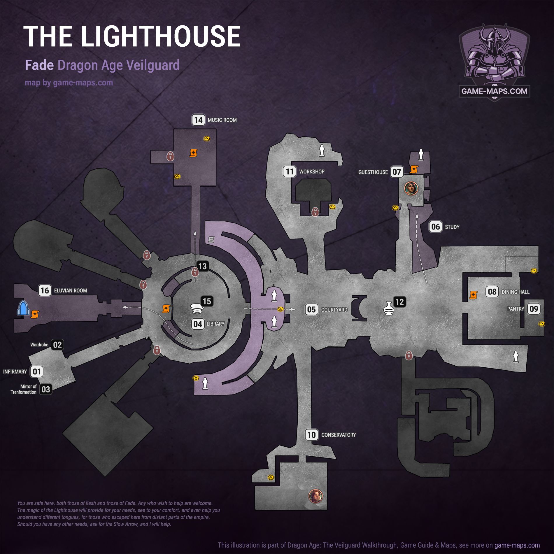 The Lighthouse Map Fade Dragon Age Veilguard