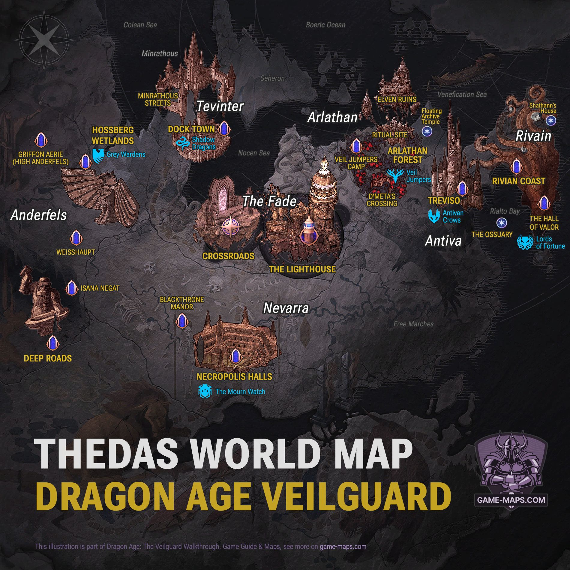 Veilguard World Map Veilguard World Map