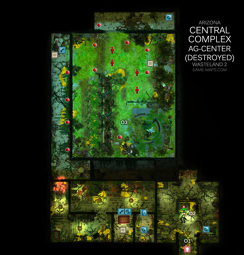 Central Complex - AG Center (Destroyed) - Arizona - Wasteland 2