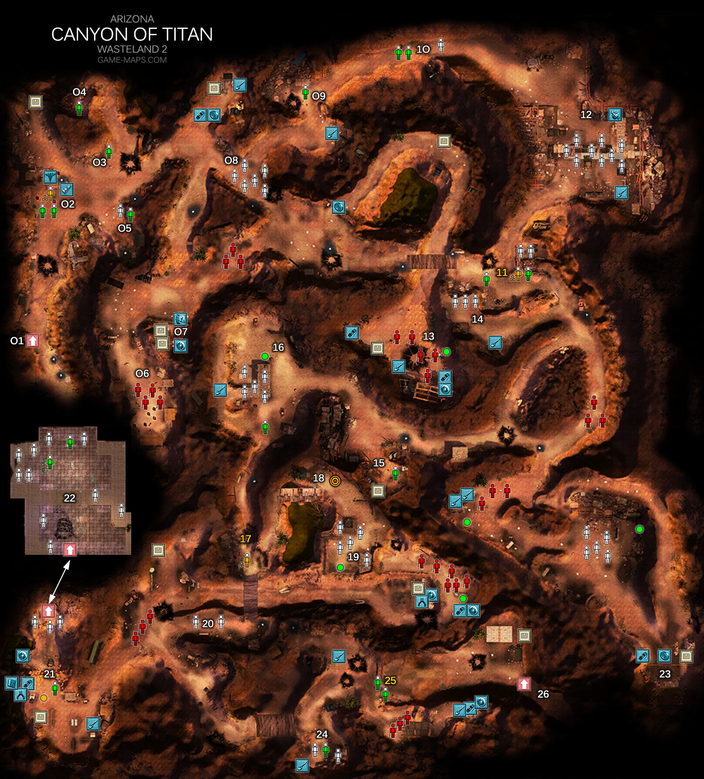 Canyon of Titan - Arizona - Wasteland 2