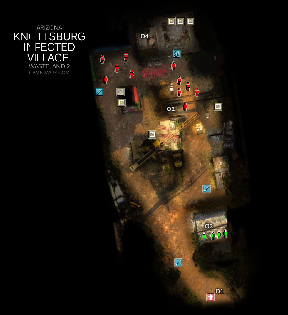 Knottsburg Infected Village Map - Arizona - Wasteland 2