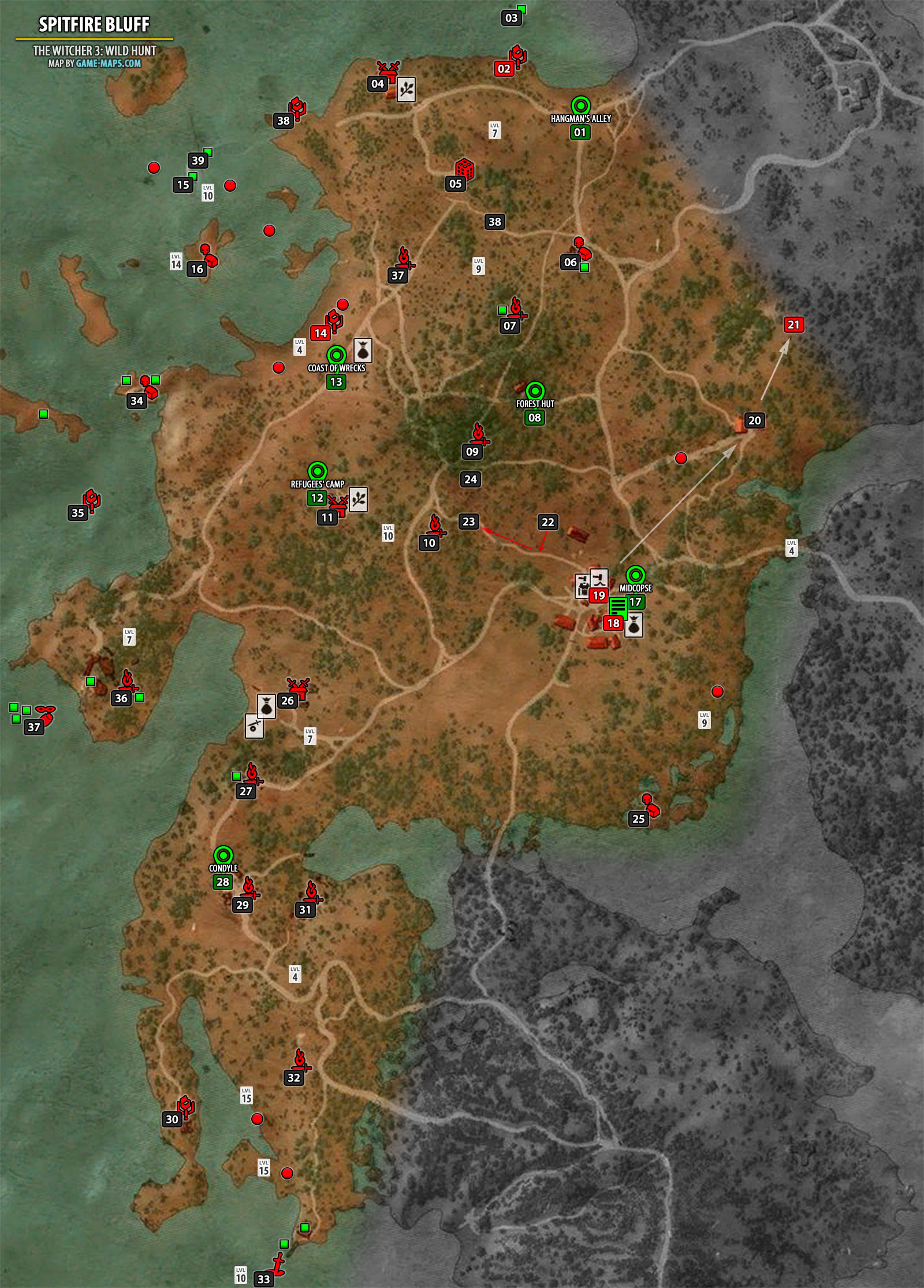 The witcher 3 map quests фото 72