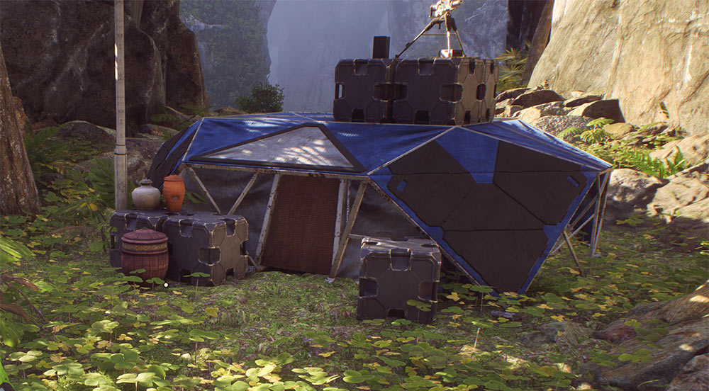 Anthem - Example of one of the camp types in Anthem