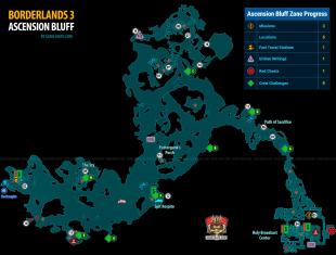 Ascension Bluff Map