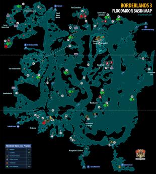 Floodmoor Basin Map