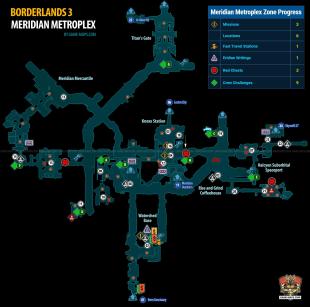 Meridian Metroplex Map