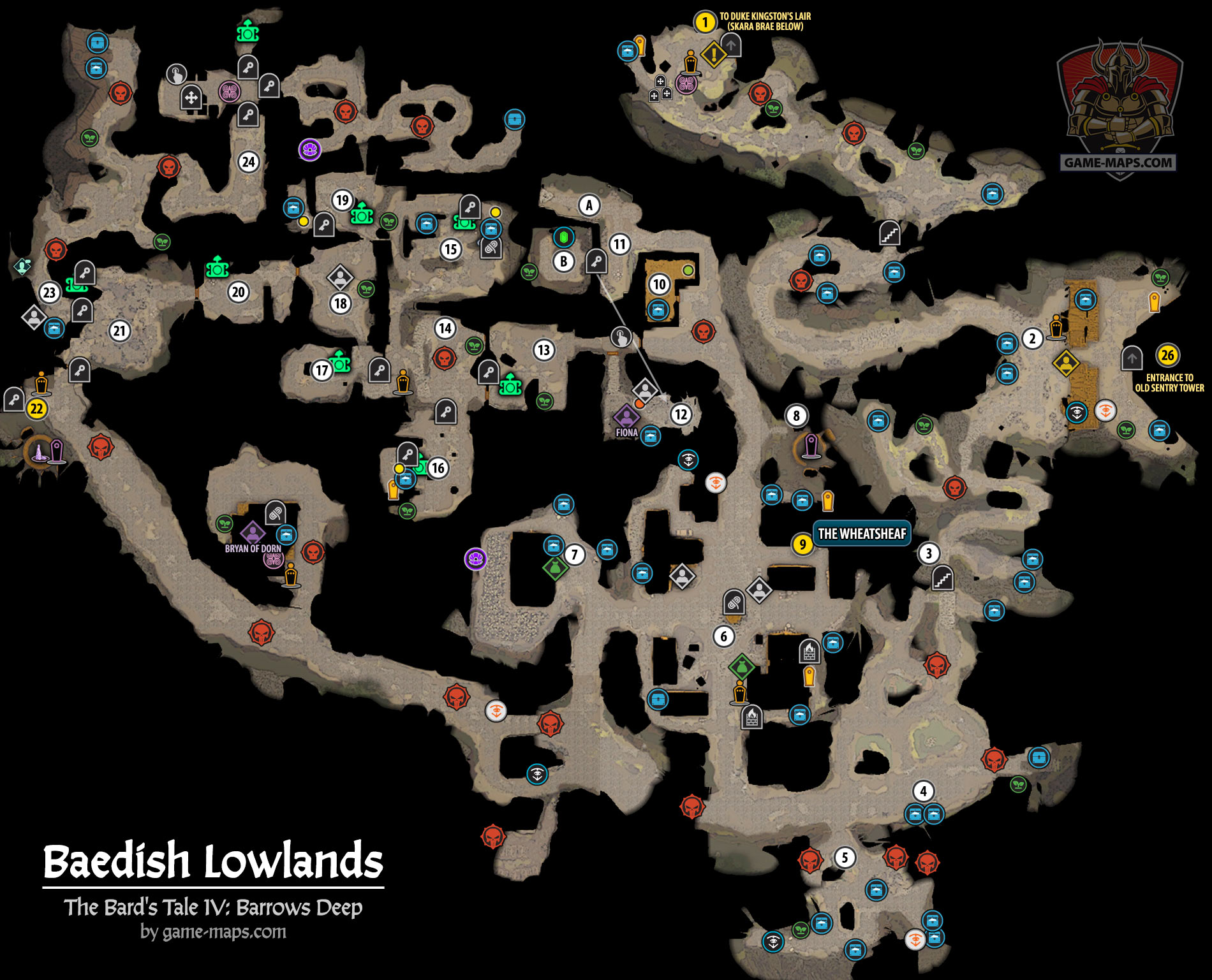 Baedish Lowlands Map