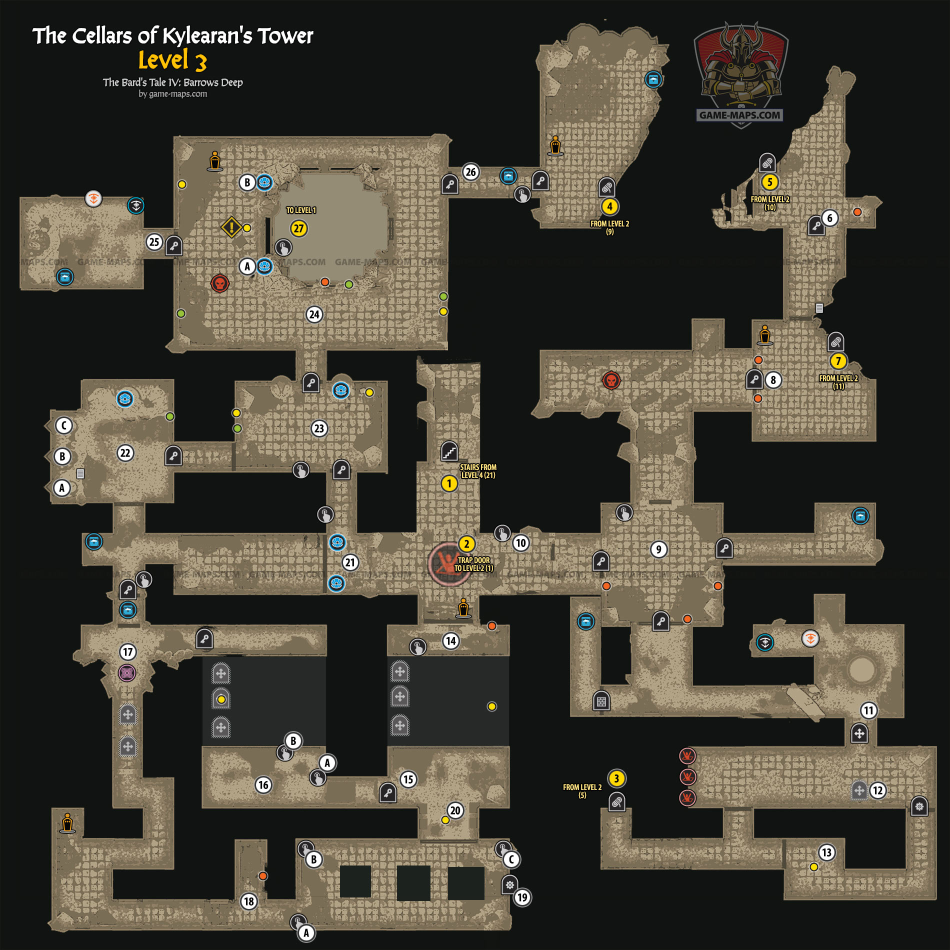 The Cellars of Kylearan's Tower Level 3