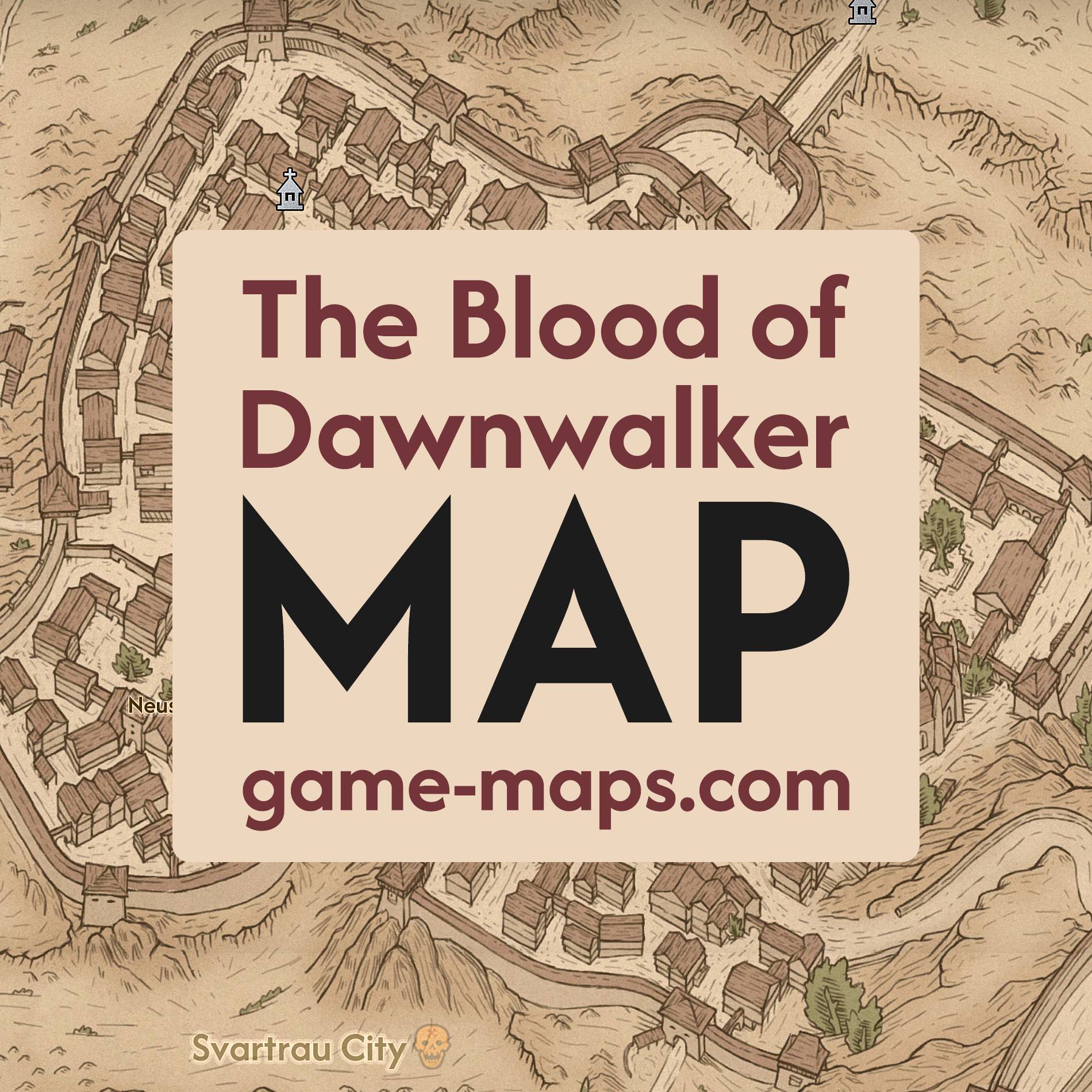 The Blood of Dawnwalker: Map & Walkthrough - Game-Maps.com