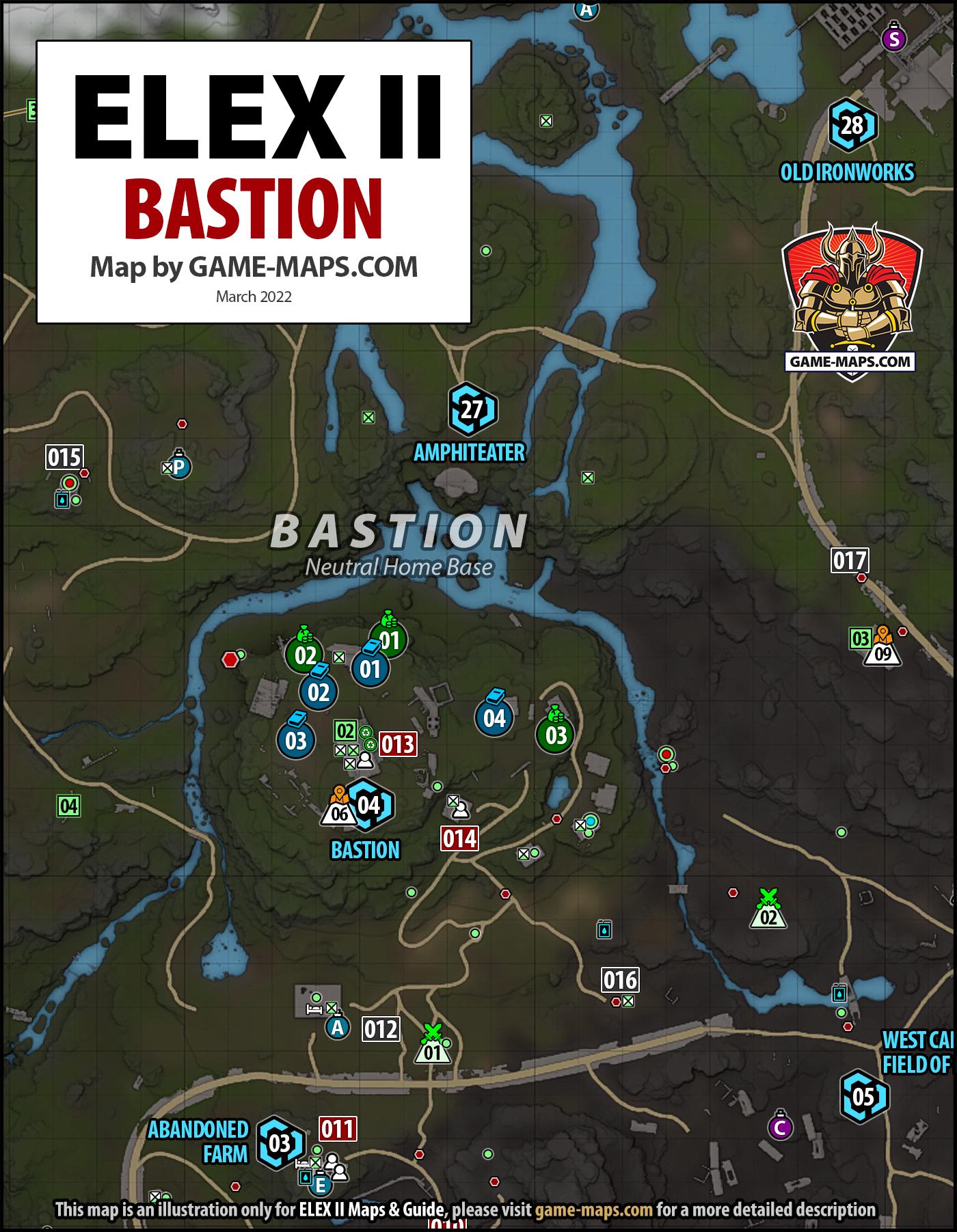 Bastion Map for ELEX II