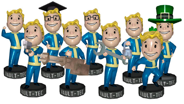 Fallout 76 - Bobbleheads in Fallout 76