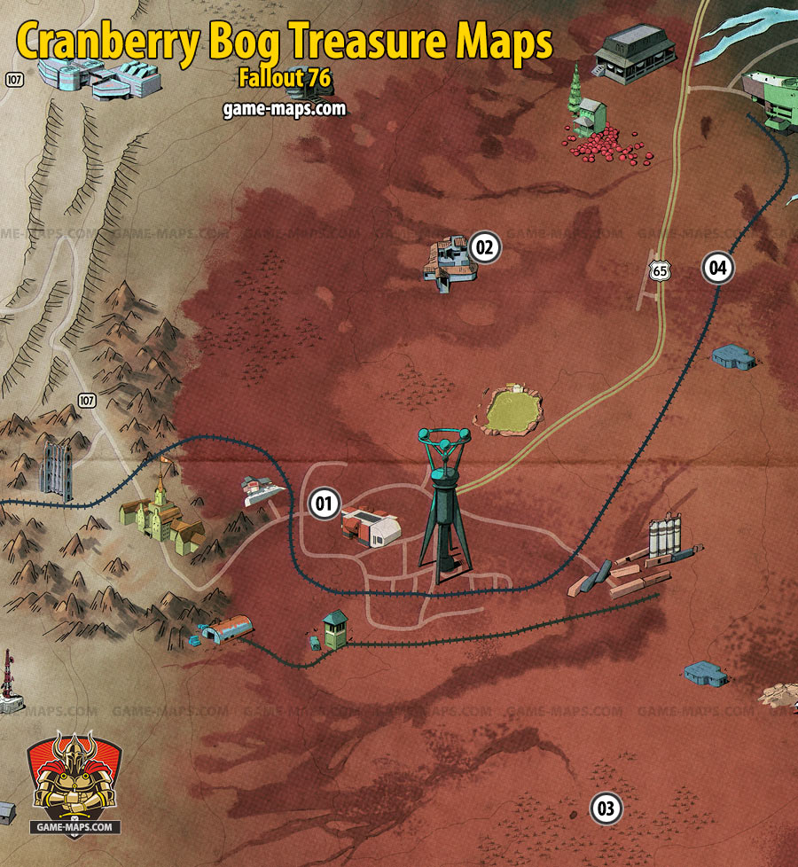 Treasure Maps Cranberry Bog for Fallout 76
