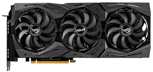 NVIDIA GeForce RTX 2080 Ti, Currently the best graphics card for Gaming PC (photo of Asus ROG STRIX ADVANCED RTX 2080Ti).