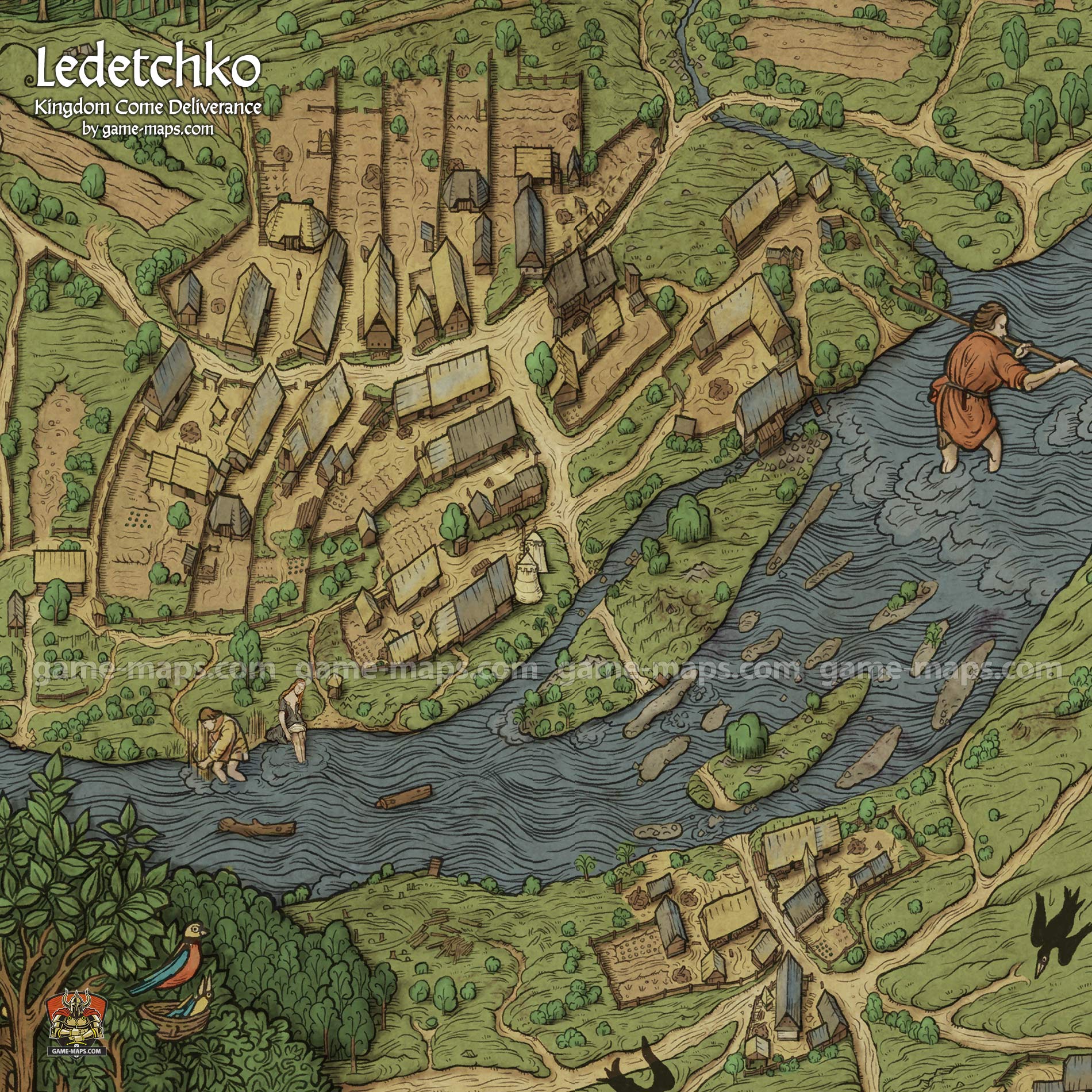 Ledetchko Map for Kingdom Come Deliverance