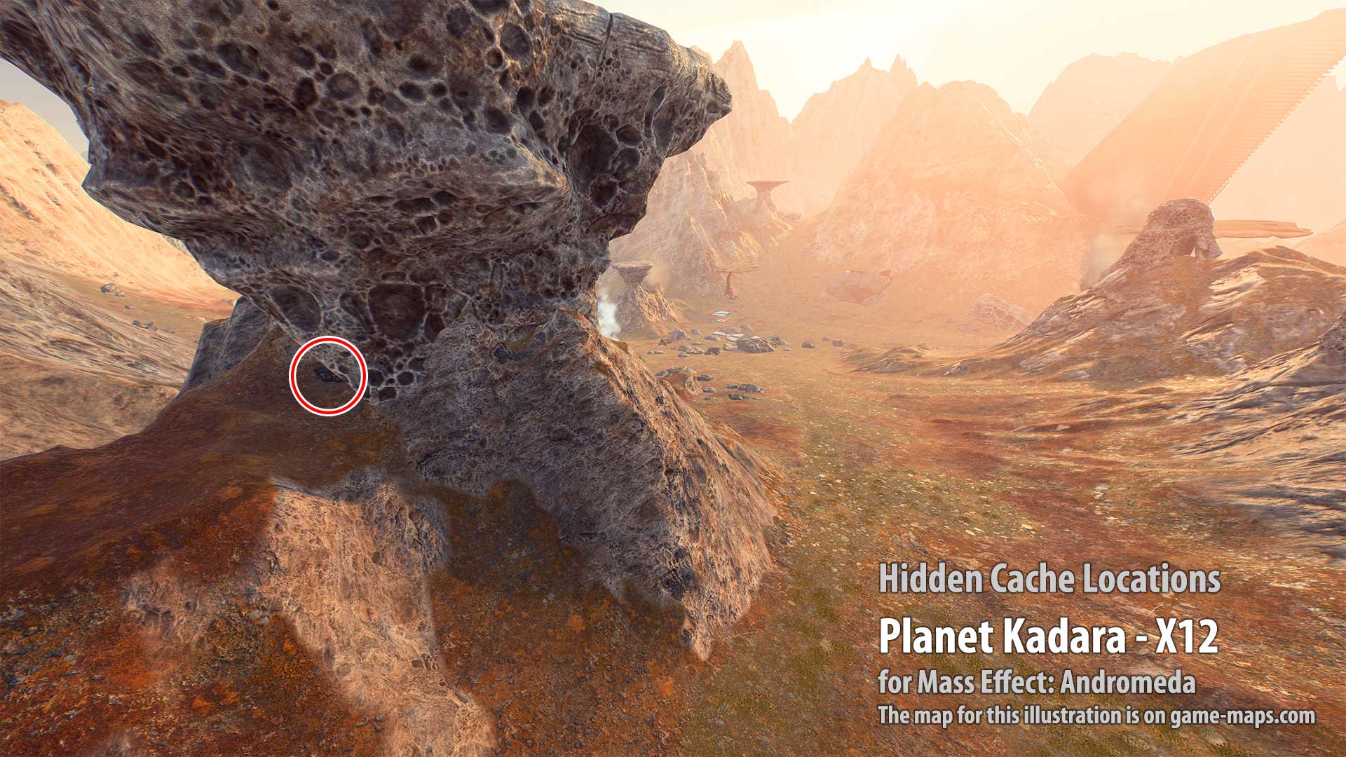 Hidden Cache - Planet Kadara-X12 - Mass Effect Andromeda.