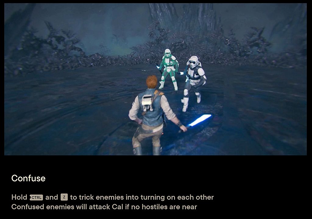 Force Ability Confuse Star Wars Jedi: Survivor - Star Wars Jedi Survivor