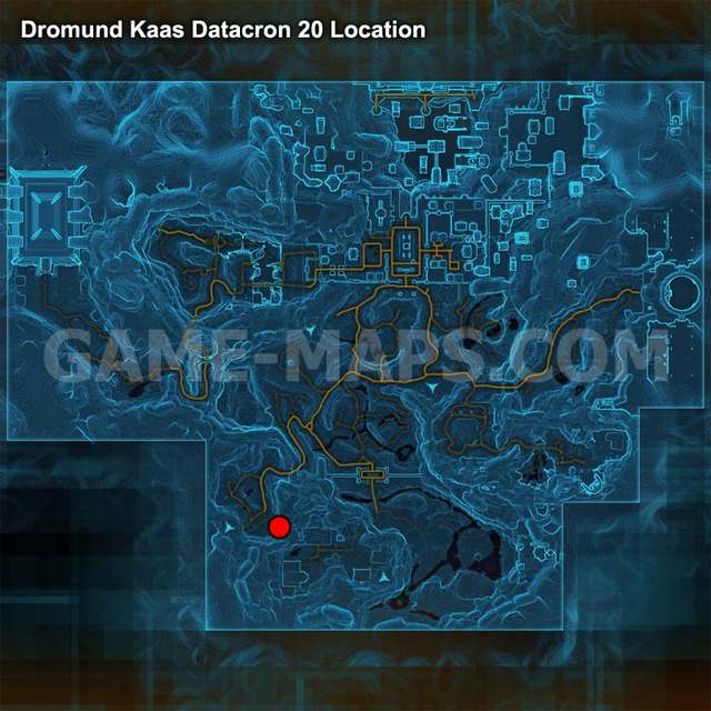 Datacron 20 Location Map Star Wars: The Old Republic
