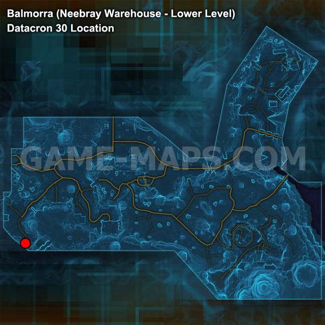 Datacron 30 Location Map Star Wars: The Old Republic